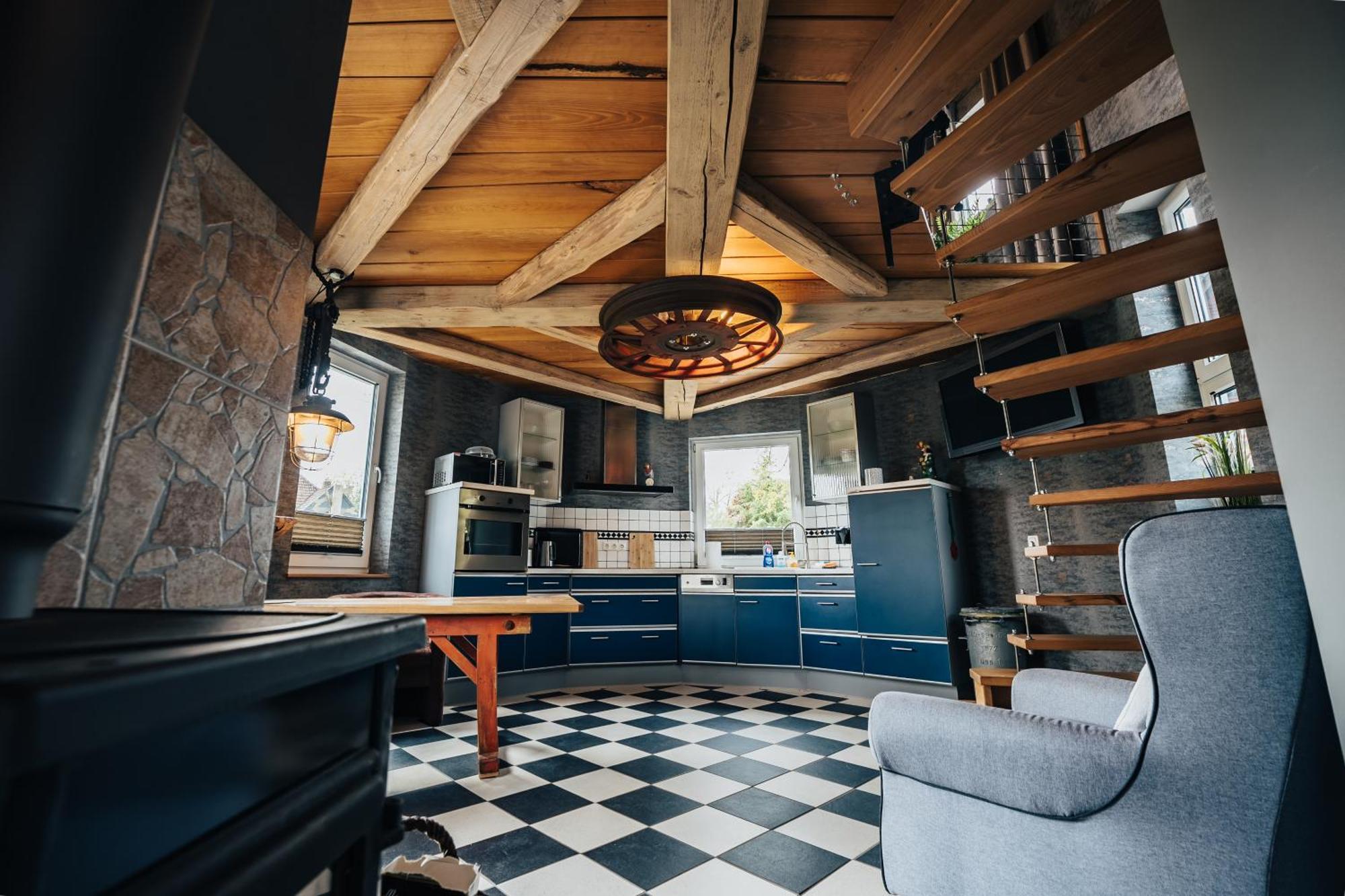 Ferienhaus Getreidesilo ชเนเวอร์ดิงเงิน ภายนอก รูปภาพ